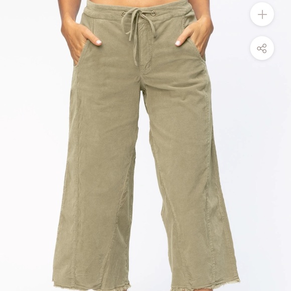 XCVI WEARABLES TRIANGLE GAUCHO, Washed Brown - Picture 4 of 5